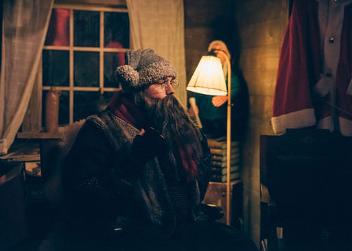 Santa in Liseberg park, Gothenburg